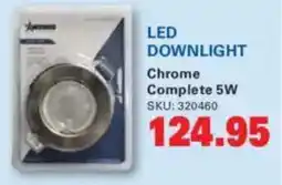 Cashbuild LED Downlight Chrome Complete 5W offer