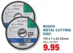 Cashbuild Bosch metal cutting disc offer