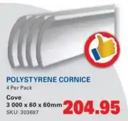 Cashbuild Polystyrene cornice cove offer