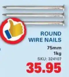 Cashbuild Round wire nails offer