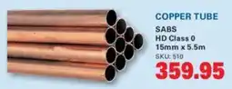 Cashbuild Copper tube offer