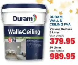 Cashbuild Duram wall & ceiling pva offer