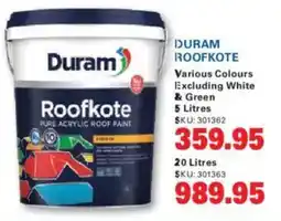 Cashbuild Duram Roofkote offer