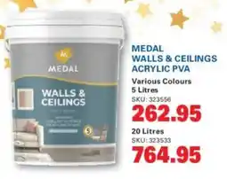 Cashbuild Medal walls & ceilings acrylic pva offer
