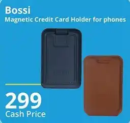 Cellucity Bossi Magnetic Credit Card Holder for phones offer