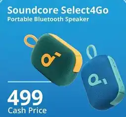 Cellucity Soundcore Select4Go Portable Bluetooth Speaker offer