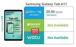 Cellucity Samsung Galaxy Tab A11 offer