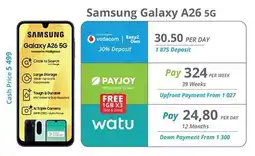 Cellucity Samsung Galaxy A26 5G offer