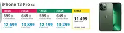 Cellucity iPhone 13 Pro 5G 128GB offer
