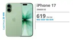 Cellucity iPhone 17 256GB 5G offer