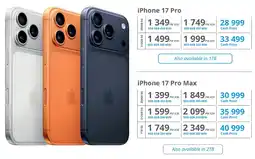 Cellucity iPhone 17 Pro 256GB 5G offer