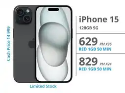 Cellucity iPhone 15 128GB 5G offer