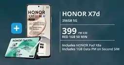 Cellucity HONOR X7d 256GB 5G offer