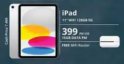 Cellucity iPad 11" WiFi 128GB 5G offer
