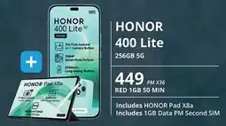 Cellucity HONOR 400 Lite 256GB 5G offer