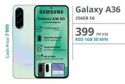 Cellucity Samsung Galaxy A36 256GB 5G offer