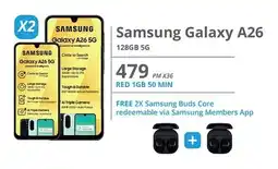 Cellucity Samsung Galaxy A26 128GB 5G offer