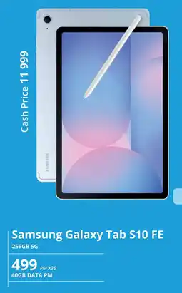 Cellucity Samsung Galaxy Tab S10 FE 256GB 5G offer