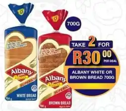Take 'n Pay Albany white or brown bread offer