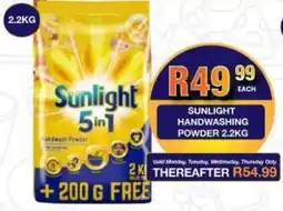 Take 'n Pay Sunlight handwashing powder offer