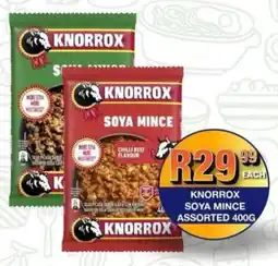 Take 'n Pay Knorrox soya mince assorted offer