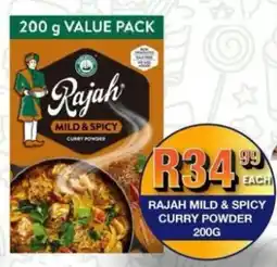 Take 'n Pay Rajah mild & spicy curry powder offer