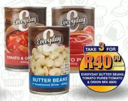 Take 'n Pay Everyday butter beans tomato puree/ tomato & onion mix offer