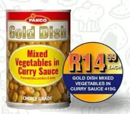 Take 'n Pay Gold dish mixed vegetables in curry sauce offer