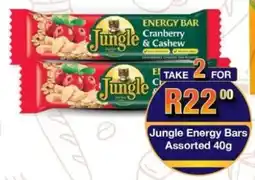Take 'n Pay Jungle Energy Bars Assorted offer