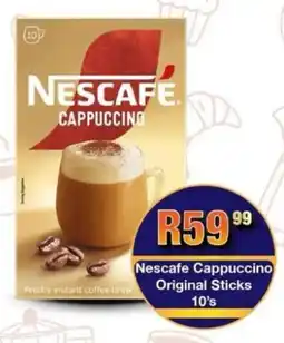 Take 'n Pay Nescafe Cappuccino Original Sticks offer