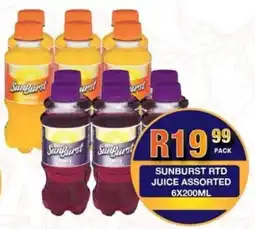 Take 'n Pay Sunburst rtd juice assorted offer