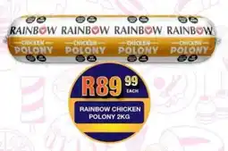 Take 'n Pay Rainbow chicken polony offer