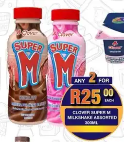 Take 'n Pay Clover super m milkshake assorted offer