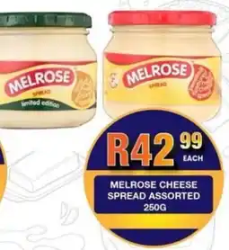 Take 'n Pay Melrose cheese spread assorted offer