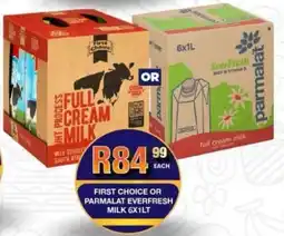 Take 'n Pay First choice or parmalat everfresh milk offer