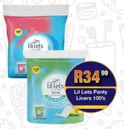 Take 'n Pay Lil Lets Panty Liners offer