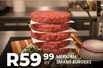 Take 'n Pay Mexican smash burgers offer
