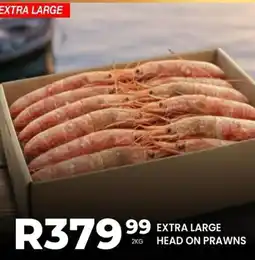Take 'n Pay Extra large head on prawns offer