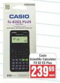 Frontline Casio Scientific Calculator FX 82 ES Plus offer