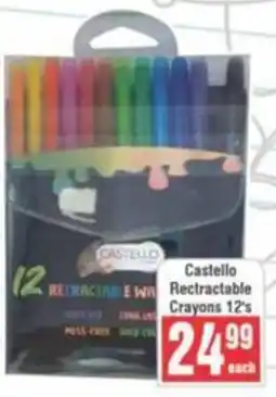Frontline Castello Rectractable Crayons offer