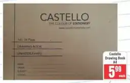 Frontline Castello Drawing Book A4 offer