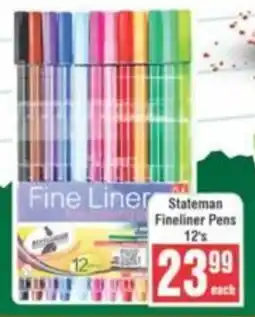 Frontline Stateman Fineliner Pens offer