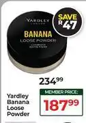 Dis-Chem Yardley Banana Loose Powder offer