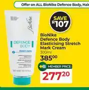 Dis-Chem Bionike Defence Body Elasticising Stretch Mark Cream-300ml offer