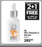 Dis-Chem IQ 10% Vitamin-C Serum-30ml offer