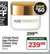 Dis-Chem L'Oreal Paris Age Perfect Classic Day Cream-50ml offer