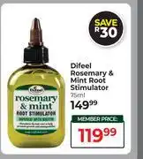 Dis-Chem Difeel Rosemary & Mint Root Stimulator-75ml offer