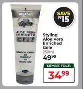 Dis-Chem Styling Aloe Vera Enriched Gele-250ml offer