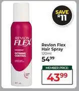 Dis-Chem Revlon Flex Hair Spray-120ml offer