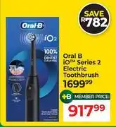 Dis-Chem Oral-B iO Series 2 Electric Toothbrush offer